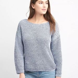NWT GAP Pale Blue Chenille Sweater, size Small
